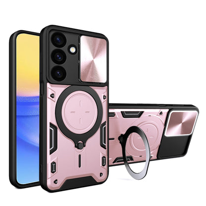 Deksel til Samsung Galaxy A16 5G A166 / A16 4G A165, Techsuit, CamGuard Pro, Rosa Gull