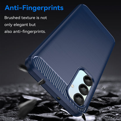Deksel til Samsung Galaxy A16 5G A166 / A16 4G A165, Techsuit, Karbon, Blå