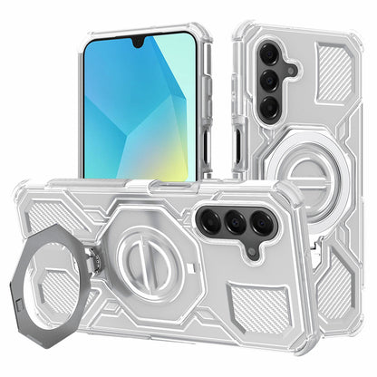 Deksel for Samsung Galaxy A16 5G A166 / A16 4G A165, Techsuit, Carbon Shield Pro, Hvit