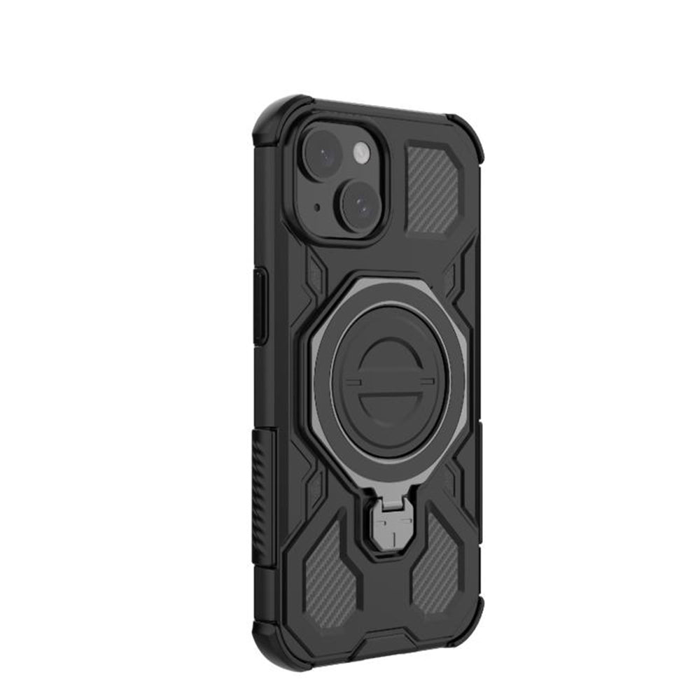 Deksel til Samsung Galaxy A16 5G A166 / A16 4G A165, Techsuit, Carbon Shield Pro, Svart