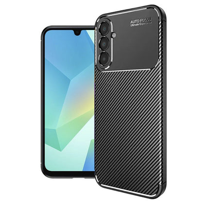 Deksel til Samsung Galaxy A16 5G A166 / A16 4G A165, Techsuit, CarbonFiber, Svart