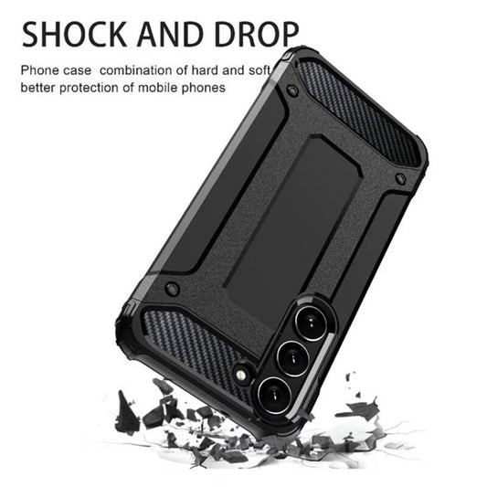 Deksel for Samsung Galaxy A16 5G A166 / A16 4G A165, Techsuit, Hybrid Armor, Svart