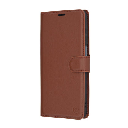 Deksel for Samsung Galaxy A16 5G A166 / A16 4G A165, Techsuit, Leather Folio, Brun
