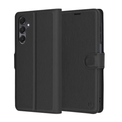 Deksel til Samsung Galaxy A16 5G A166 / A16 4G A165, Techsuit, Leather Folio, Svart