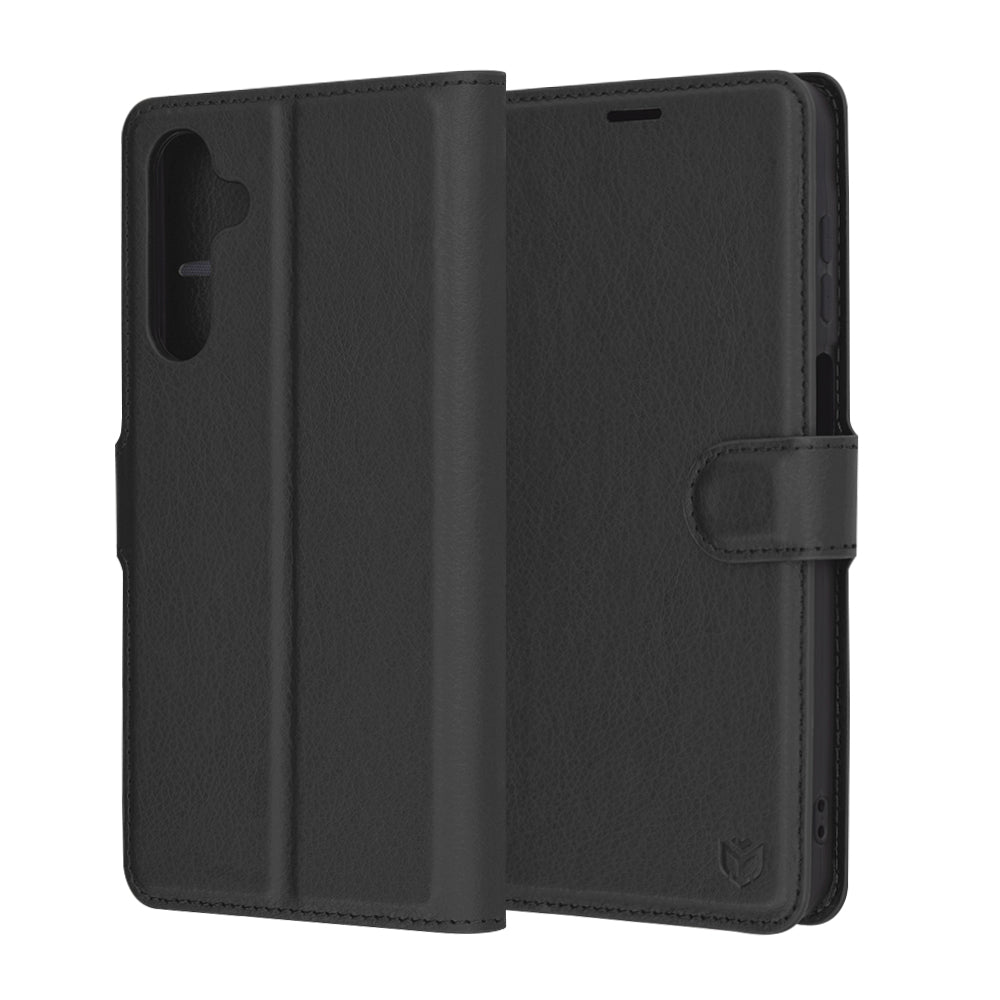 Deksel til Samsung Galaxy A16 5G A166 / A16 4G A165, Techsuit, Leather Folio, Svart