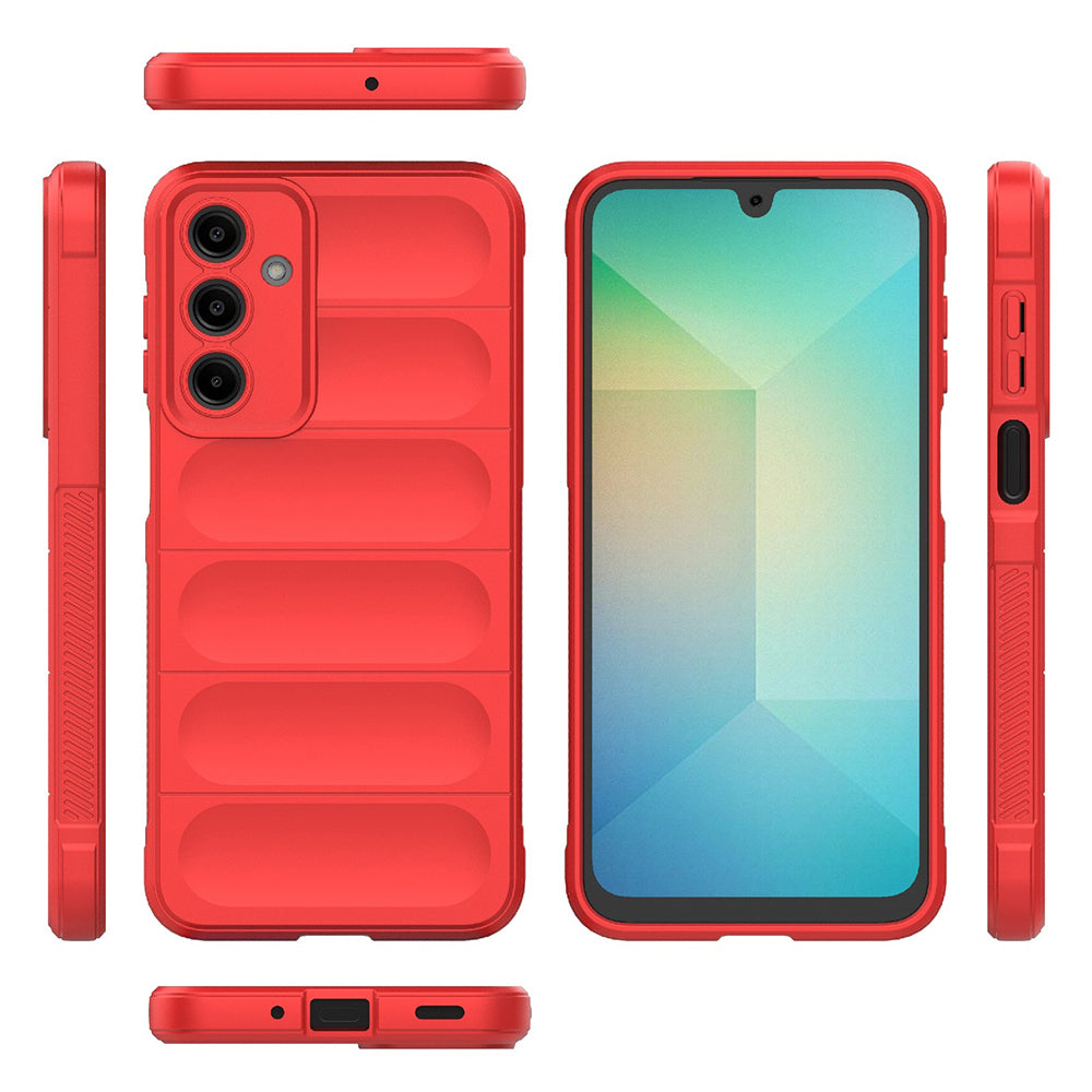 Deksel for Samsung Galaxy A16 5G A166 / A16 4G A165, Techsuit, Magic Shield, Rød