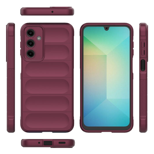 Deksel for Samsung Galaxy A16 5G A166 / A16 4G A165, Techsuit, Magic Shield, Burgunder