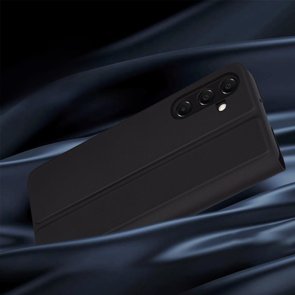 Deksel til Samsung Galaxy A16 5G A166 / A16 4G A165, Techsuit, Magskin Book, Svart