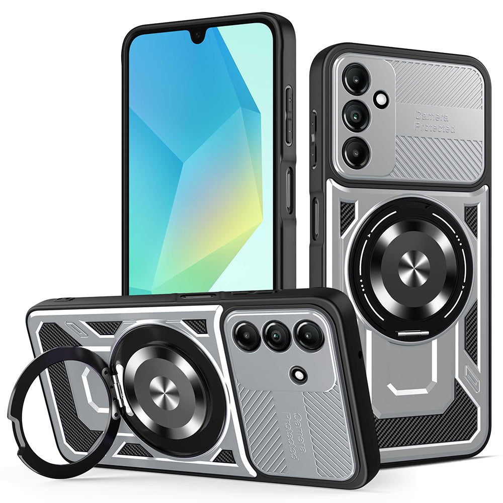 Deksel for Samsung Galaxy A16 5G A166 / A16 4G A165, Techsuit, RuggedCam, Grå