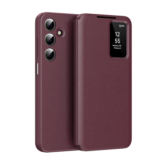 Deksel for Samsung Galaxy A17 4G / A17 5G / A26 A266, Techsuit, SmartView, Rød