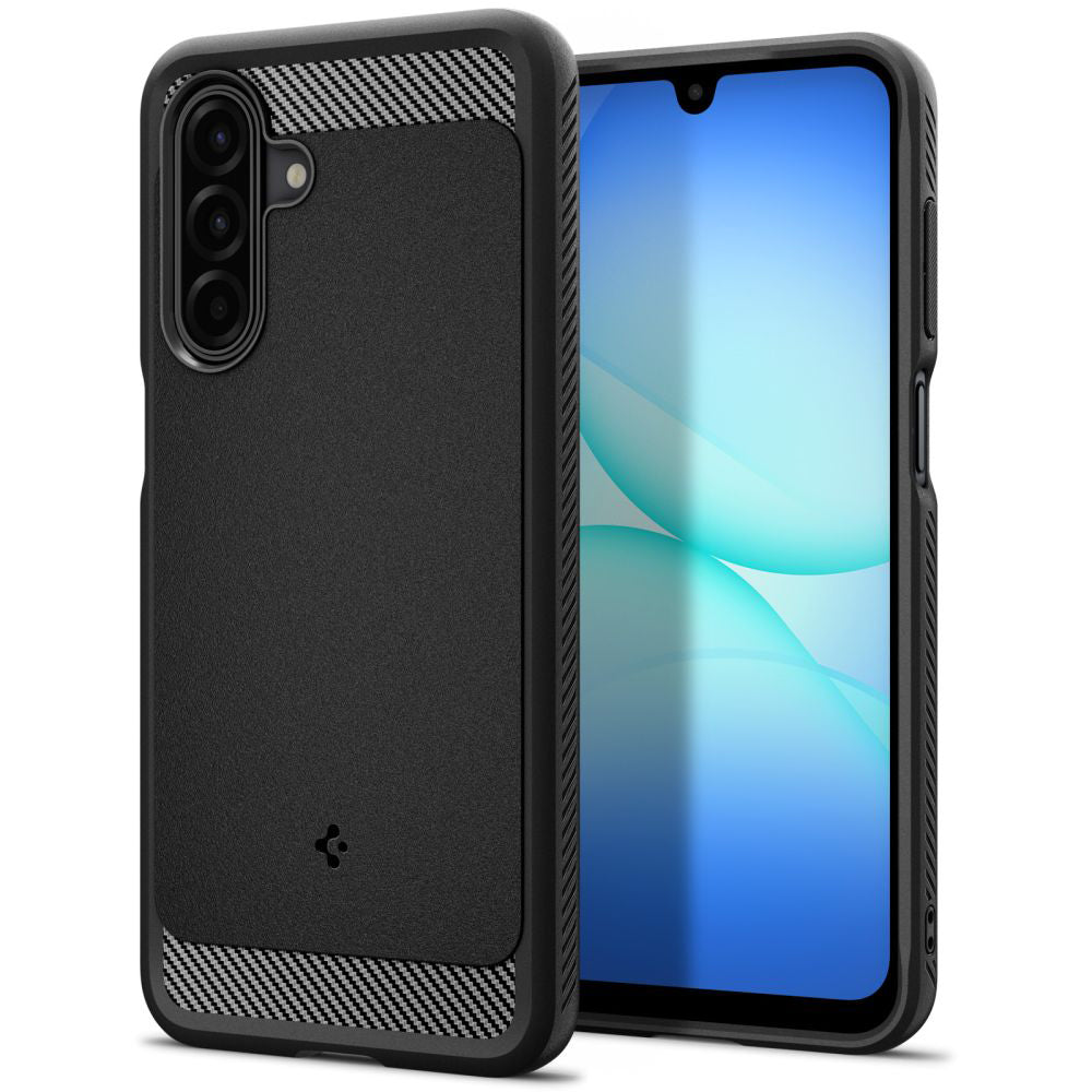 Deksel for Samsung Galaxy A17 4G / A17 5G, Spigen, Rugged Armor, Svart ACS09844