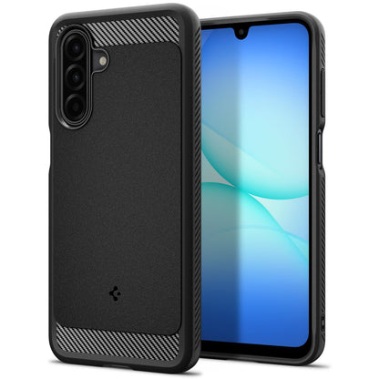 Deksel for Samsung Galaxy A17 4G / A17 5G, Spigen, Rugged Armor, Svart ACS09844