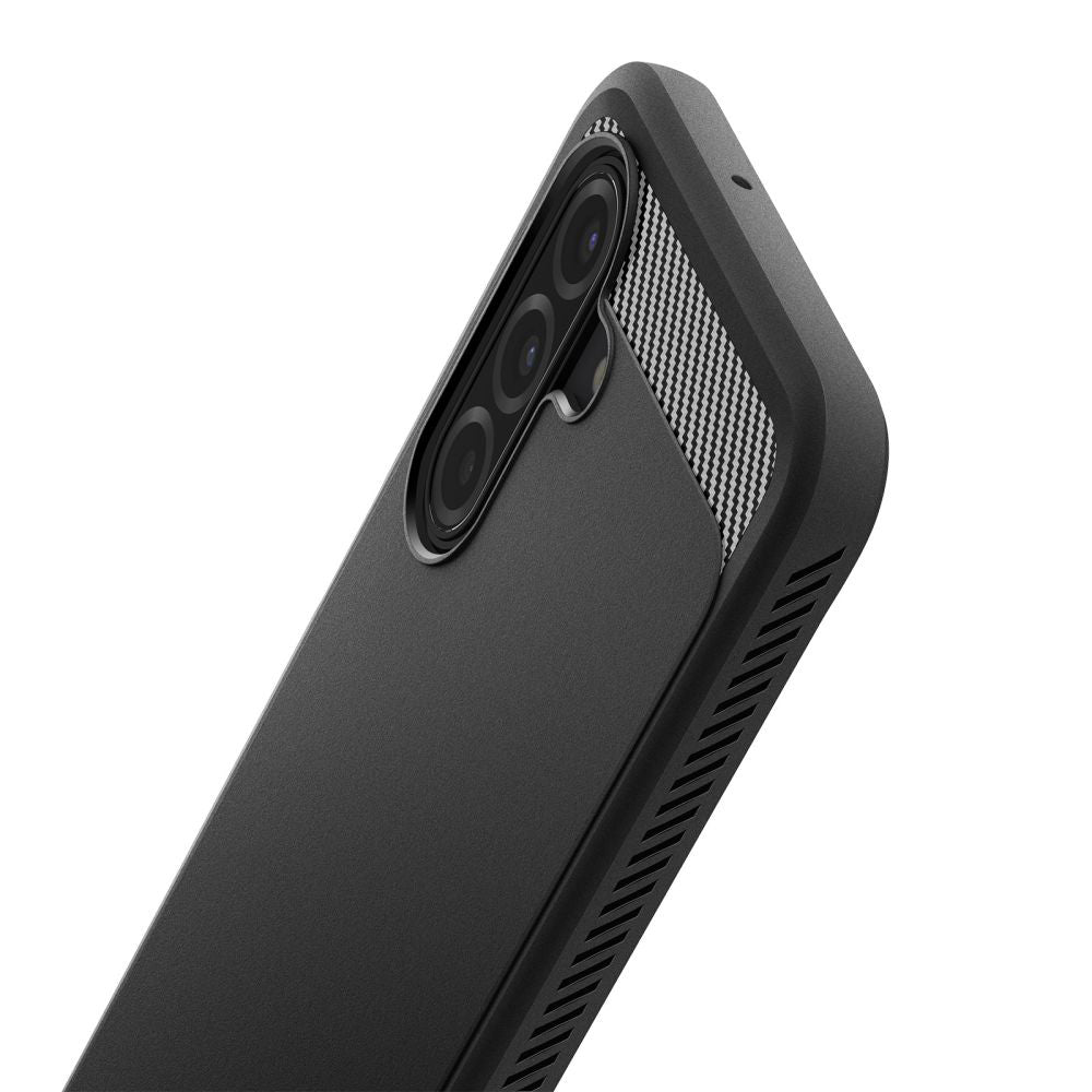 Deksel for Samsung Galaxy A17 4G / A17 5G, Spigen, Rugged Armor, Svart ACS09844