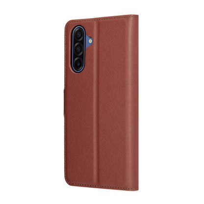 Deksel for Samsung Galaxy A17 4G / A17 5G, Techsuit, Leather Folio, Brun
