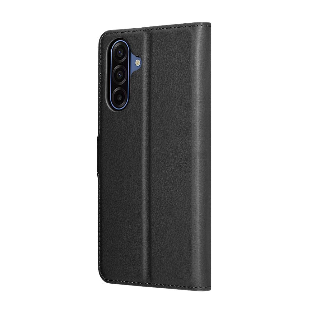 Deksel for Samsung Galaxy A17 4G / A17 5G, Techsuit, Leather Folio, Svart