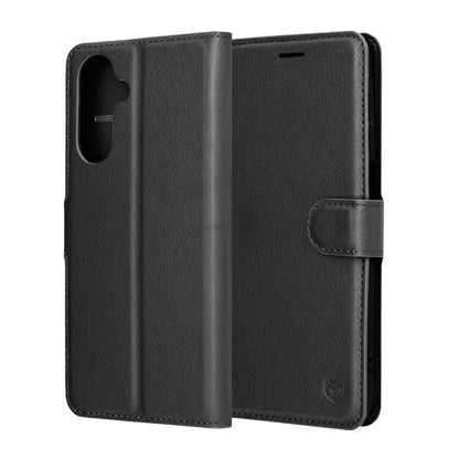 Deksel for Samsung Galaxy A17 4G / A17 5G, Techsuit, Leather Folio, Svart