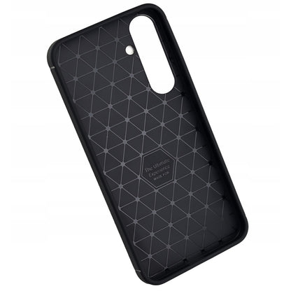 Deksel til Samsung Galaxy A17 5G, Techsuit, CarbonFiber, Svart