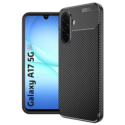Deksel til Samsung Galaxy A17 5G, Techsuit, CarbonFiber, Svart