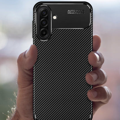 Deksel til Samsung Galaxy A17 5G, Techsuit, CarbonFiber, Svart