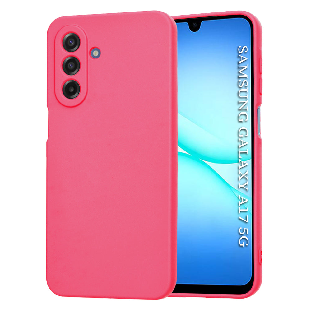 Deksel til Samsung Galaxy A17 5G, Techsuit, SoftFlex, Mørk Rosa
