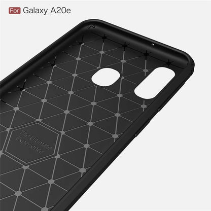 Deksel for Samsung Galaxy A20e A202, Techsuit, Karbon, Svart