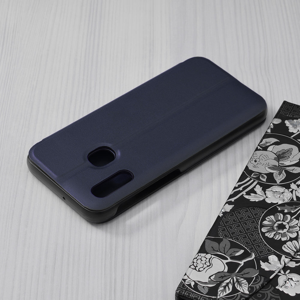 Deksel for Samsung Galaxy A20e A202, Techsuit, eFold, Mørkeblå