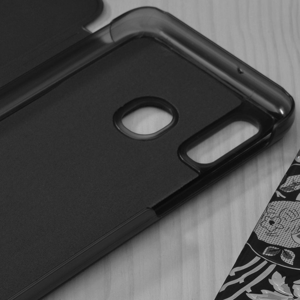 Deksel for Samsung Galaxy A20e A202, Techsuit, eFold, Svart