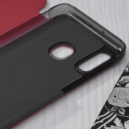 Deksel til Samsung Galaxy A20e A202, Techsuit, eFold, Rød