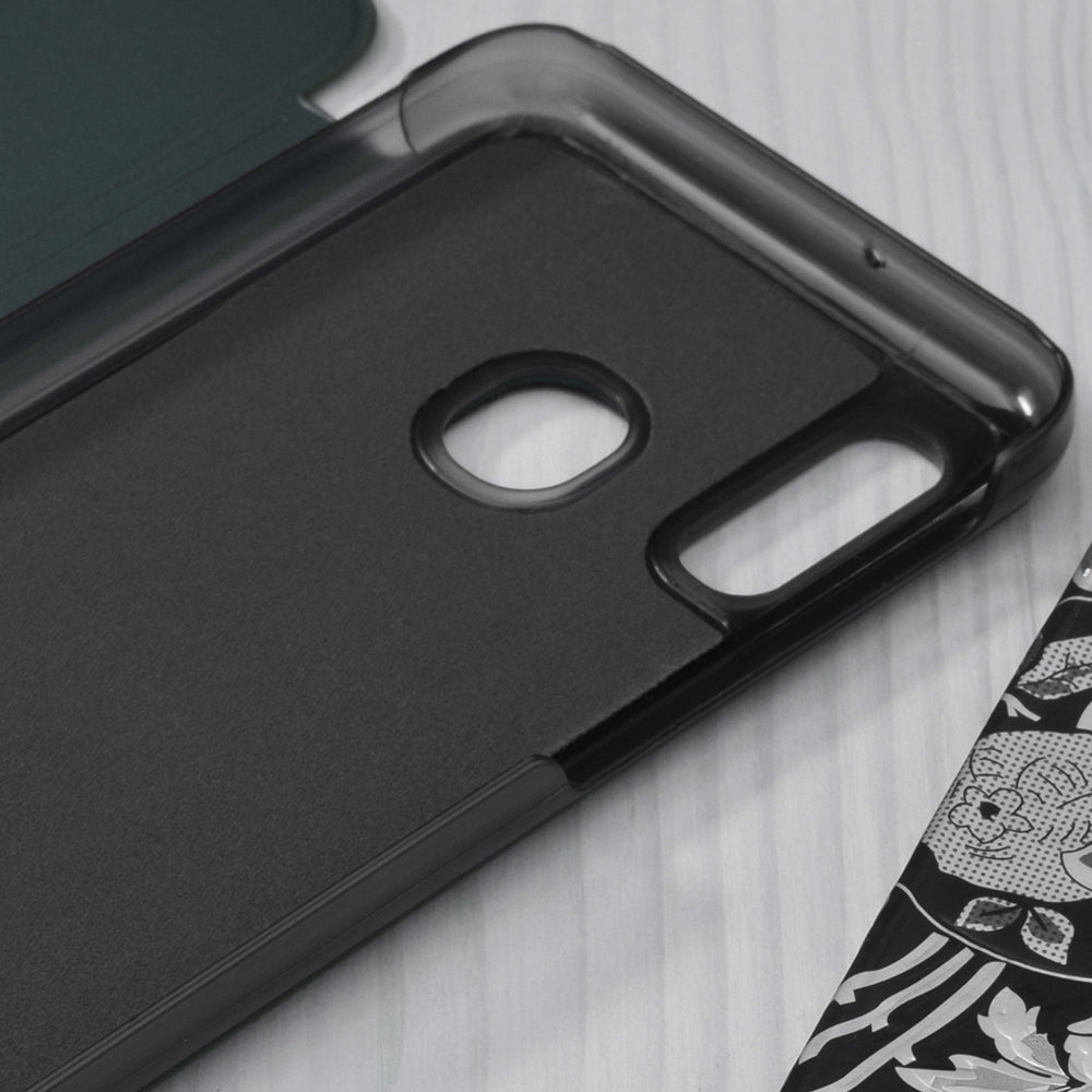 Deksel for Samsung Galaxy A20e A202, Techsuit, eFold, Grønn