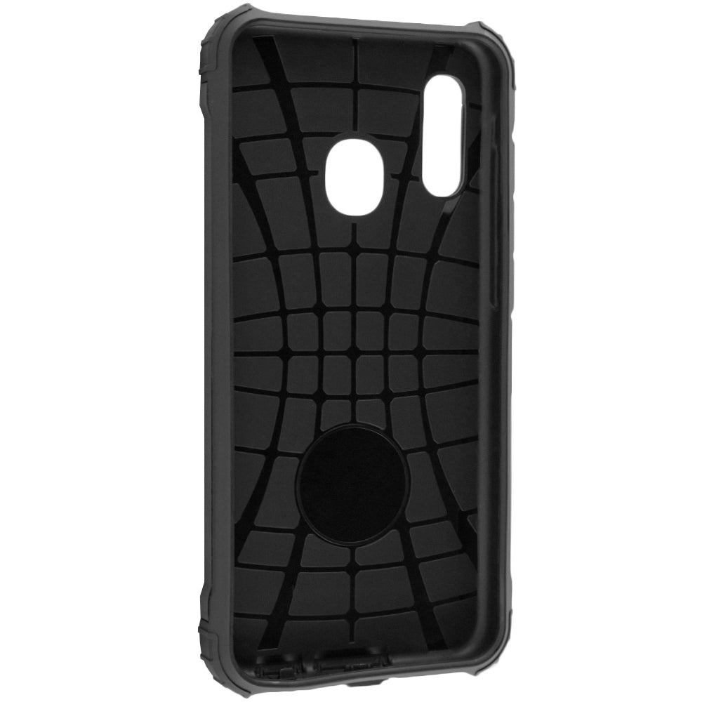 Deksel for Samsung Galaxy A20e A202, Techsuit, Hybrid Armor, Svart