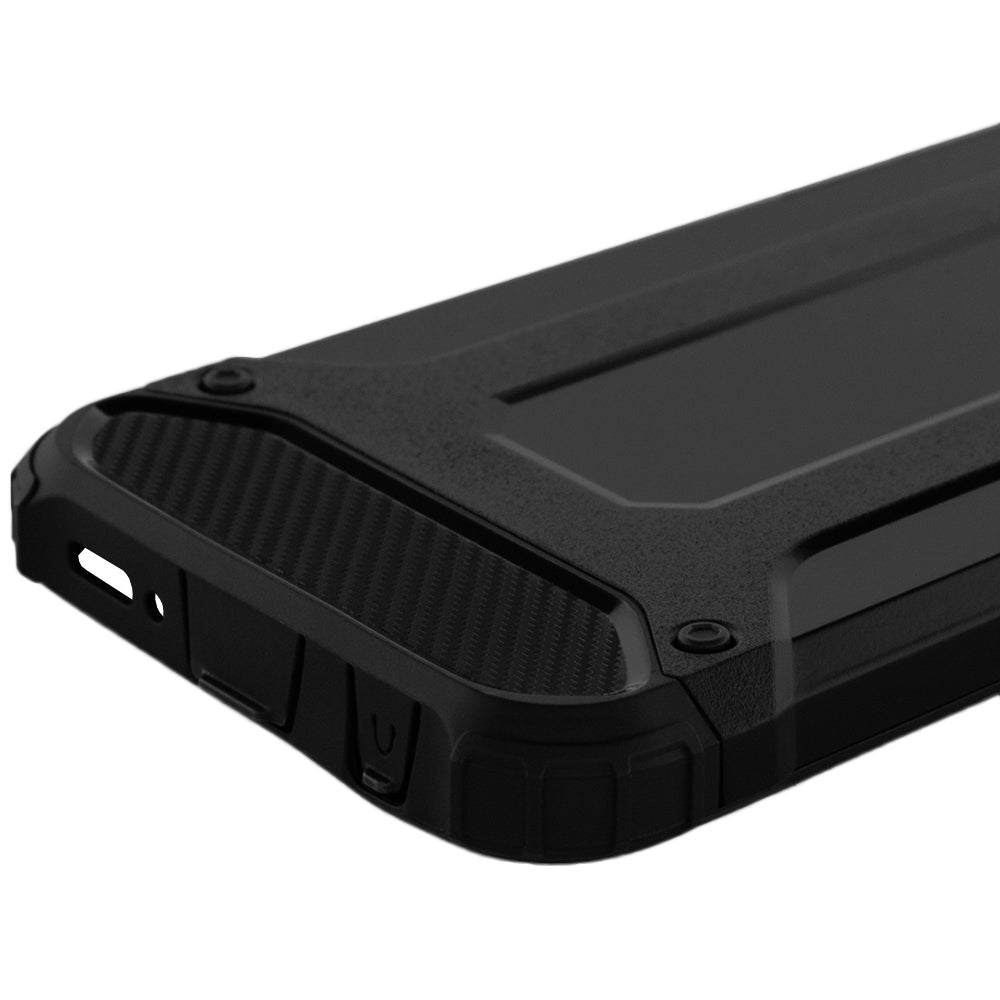 Deksel for Samsung Galaxy A20e A202, Techsuit, Hybrid Armor, Svart