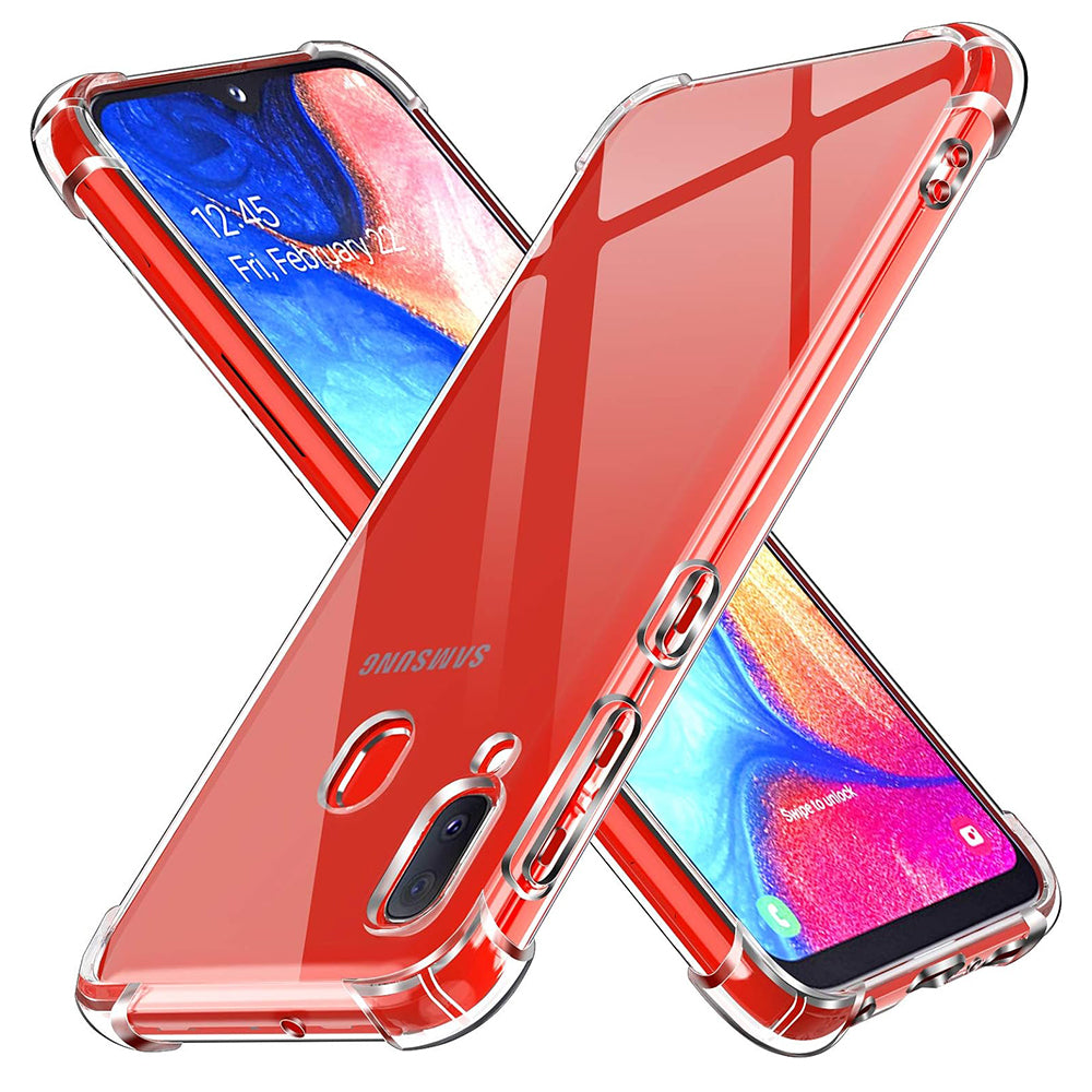 Deksel for Samsung Galaxy A20e A202, Techsuit, Støtsikker Klar, Transparent