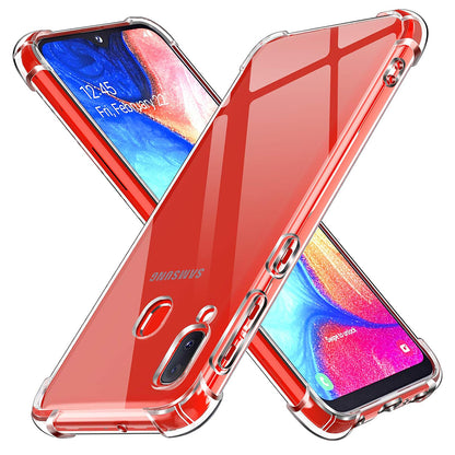 Deksel for Samsung Galaxy A20e A202, Techsuit, Støtsikker Klar, Transparent