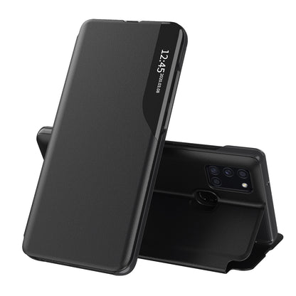 Deksel for Samsung Galaxy A21s A217, Techsuit, eFold, Svart