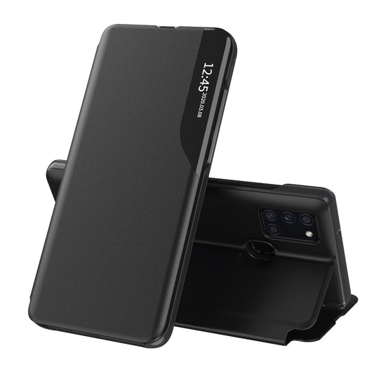 Deksel for Samsung Galaxy A21s A217, Techsuit, eFold, Svart