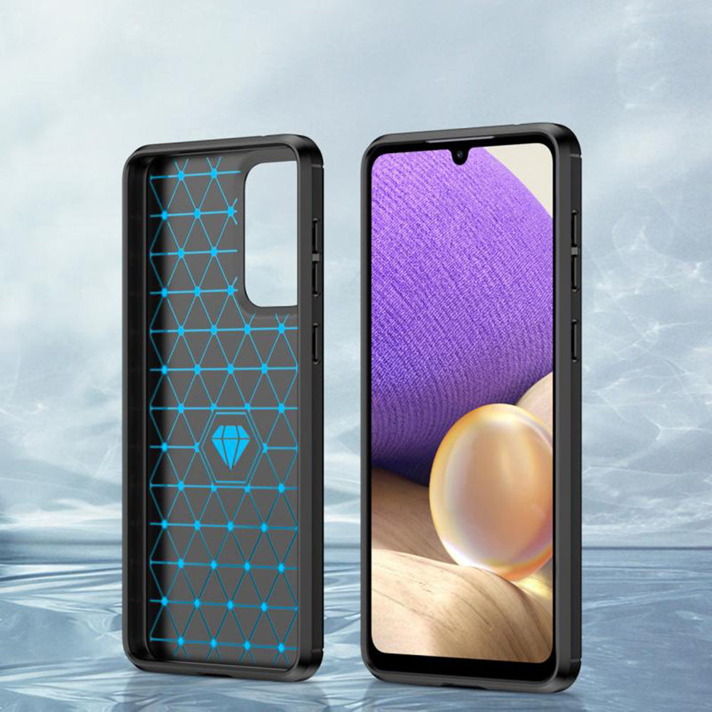 Deksel til Samsung Galaxy A23 5G A236 / A23 A235, Techsuit, Karbon, Svart