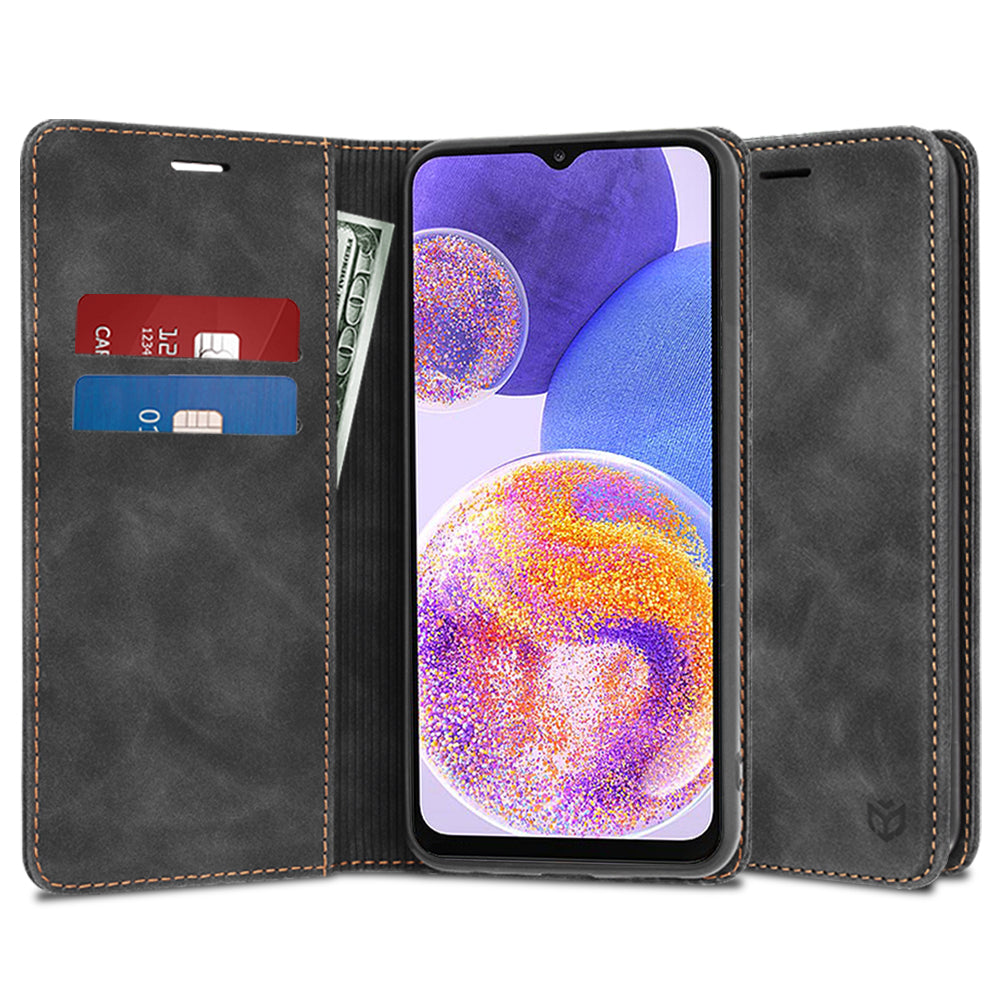 Deksel til Samsung Galaxy A23 5G A236 / A23 A235, Techsuit, Confy, Svart