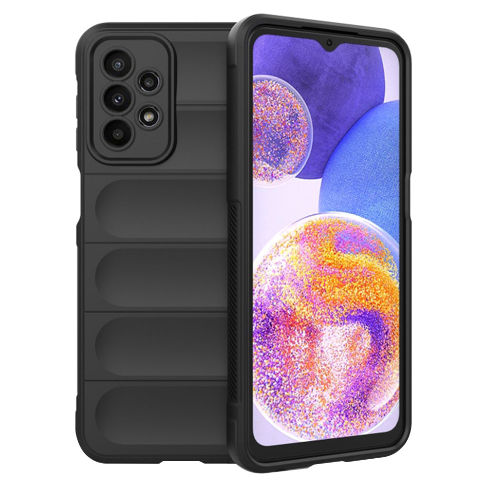 Deksel for Samsung Galaxy A23 5G A236 / A23 A235, Techsuit, Magic Shield, Svart