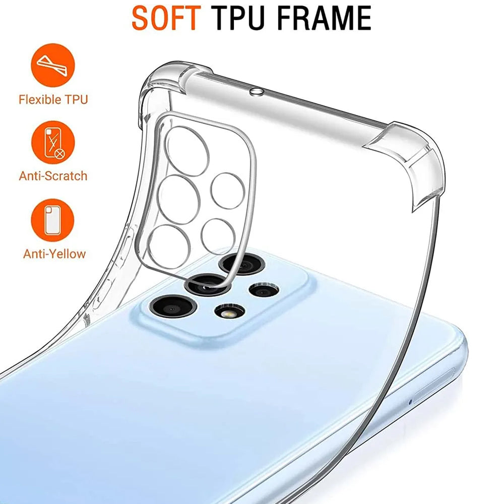 Deksel til Samsung Galaxy A23 5G A236 / A23 A235, Techsuit, Støtsikker Klar, Transparent