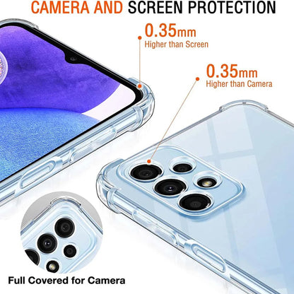 Deksel til Samsung Galaxy A23 5G A236 / A23 A235, Techsuit, Støtsikker Klar, Transparent
