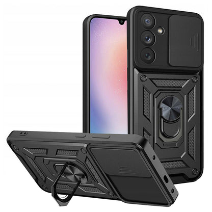 Deksel for Samsung Galaxy A24 4G A245, Techsuit, CamShield, Svart