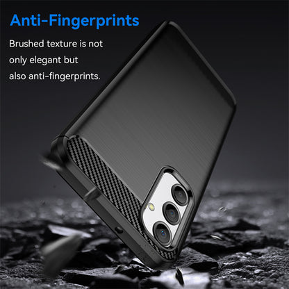 Deksel til Samsung Galaxy A24 4G A245, Techsuit, Karbon, Svart