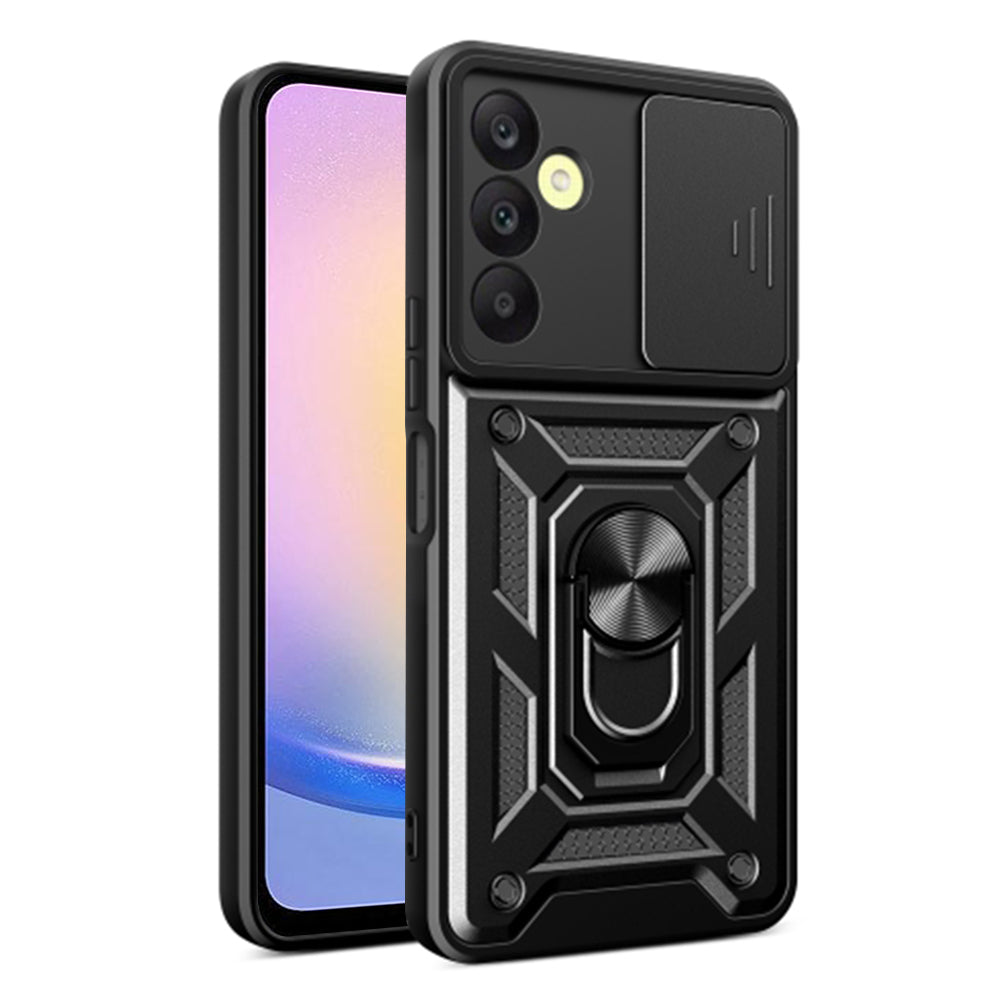Deksel for Samsung Galaxy A25 A256, Techsuit, CamShield, Svart