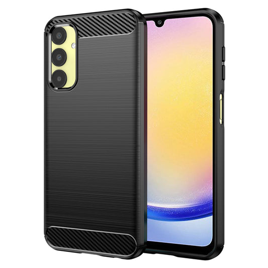 Deksel til Samsung Galaxy A25 A256, Techsuit, Karbon, Svart
