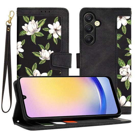 Deksel for Samsung Galaxy A25 A256, Techsuit, FlipCraft, Svart