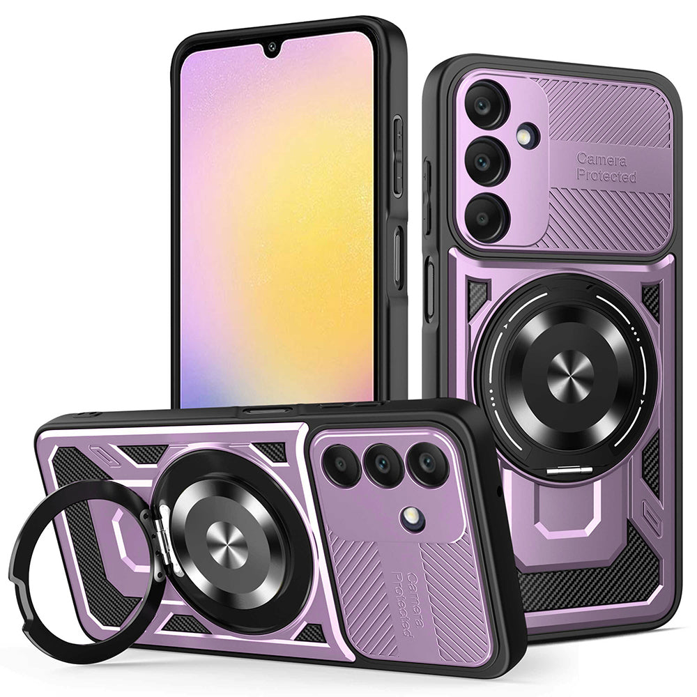Deksel for Samsung Galaxy A25 A256, Techsuit, RuggedCam, Lilla