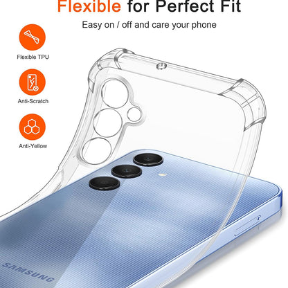 Deksel til Samsung Galaxy A25 A256, Techsuit, Støtsikker Klar, Transparent
