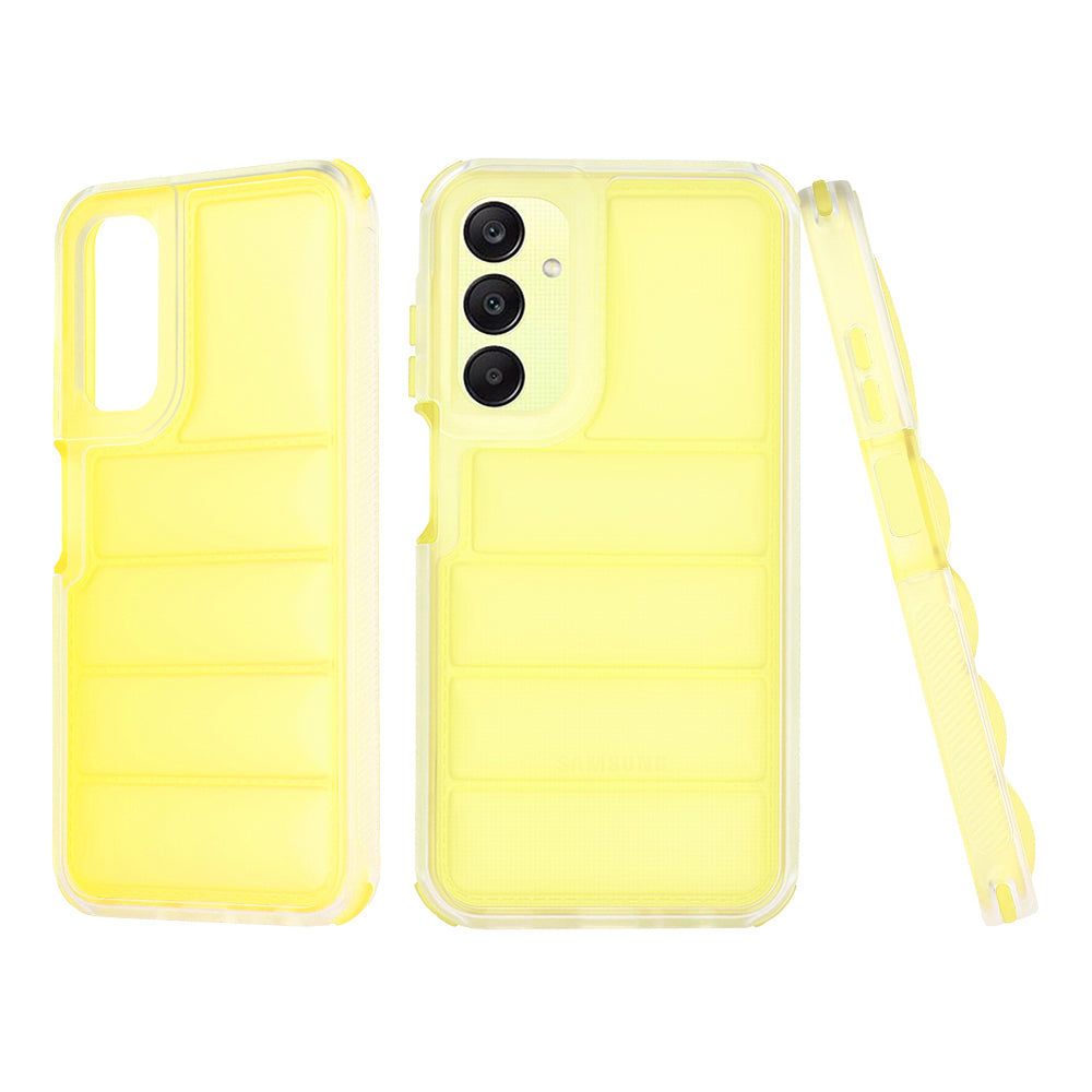 Deksel for Samsung Galaxy A25 A256, Techsuit, Wave Shield, Gul