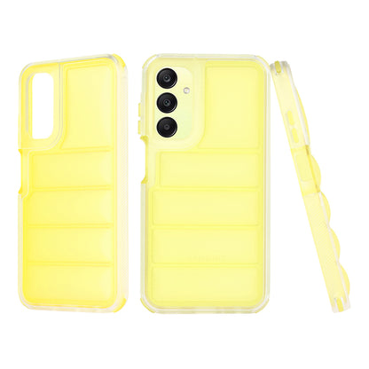 Deksel for Samsung Galaxy A25 A256, Techsuit, Wave Shield, Gul