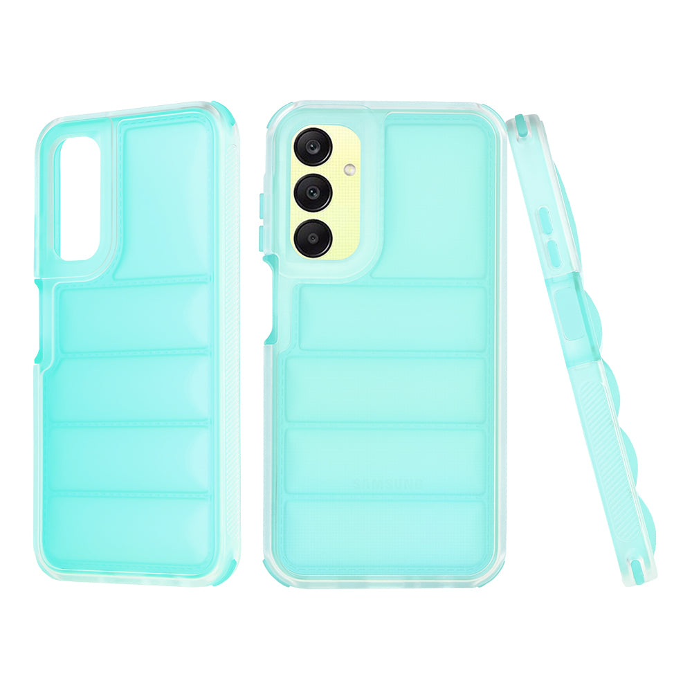 Deksel for Samsung Galaxy A25 A256, Techsuit, Wave Shield, Turkis